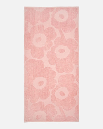 unikko pink - bath towel