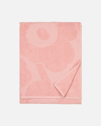 unikko pink - bath towel