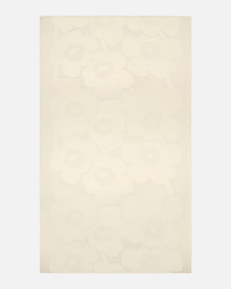 unikko jacquard weave - cream - table cloth 140x250 cm