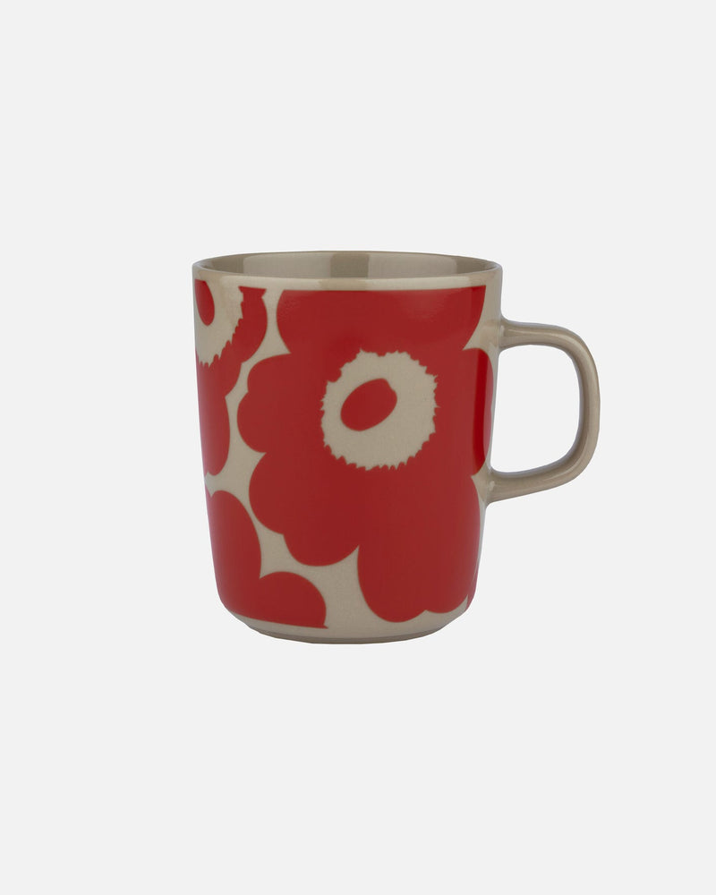 unikko mug 2,5 dl terra / red