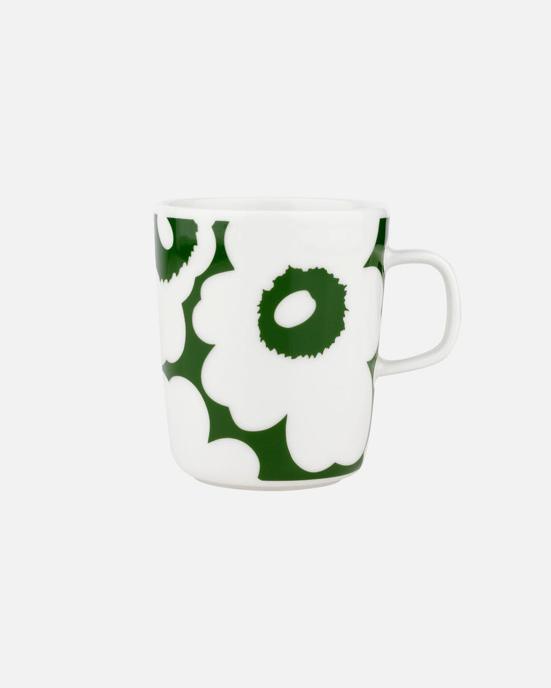 unikko mug 2,5 dl white on green -  60th anniversary