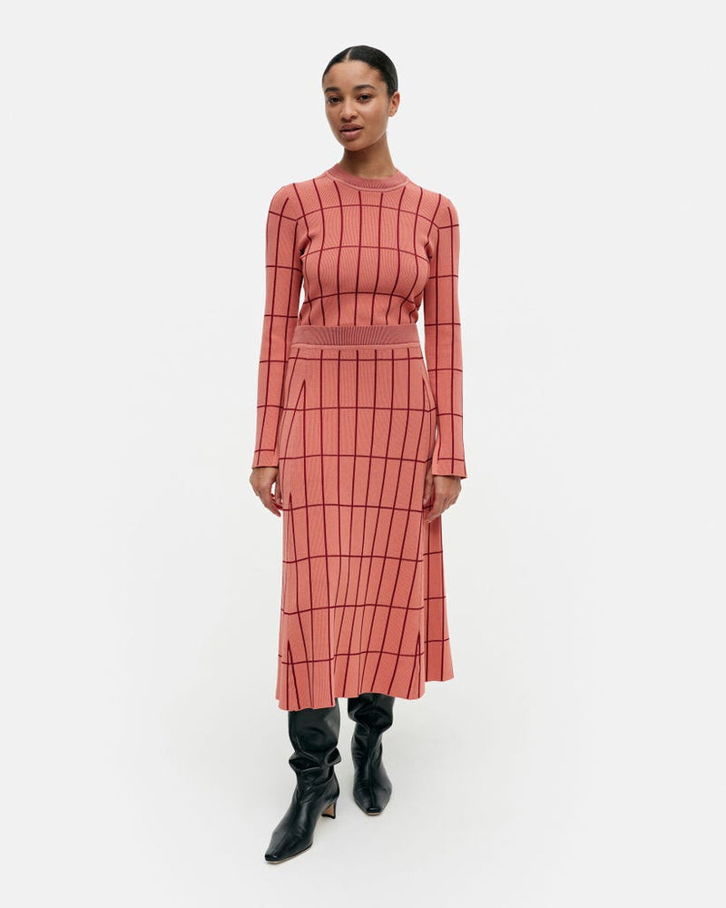 karnappi tiiliskivi - knitted skirt