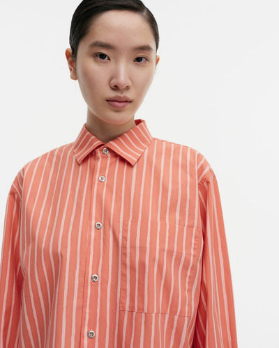 kioski jokapoika unisex peach - cotton shirt (XS)
