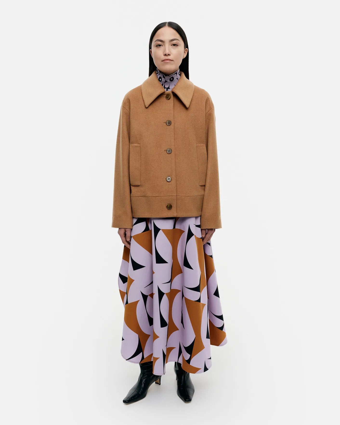 asetelma solid wool coat – Marimekko Vancouver