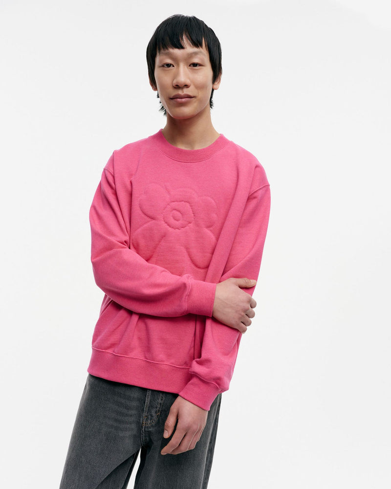 kioski leiot unikko padded sweatshirt - pink