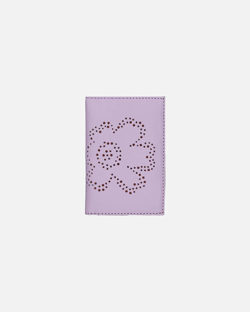 imprint fold wallet unikko - lavender and brown