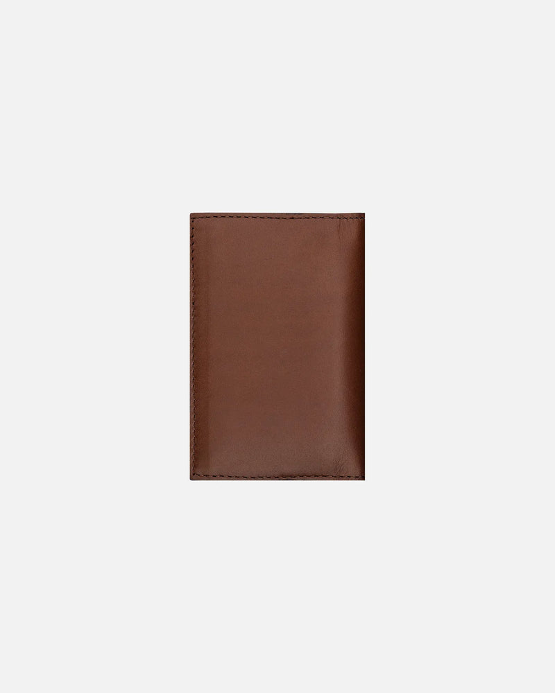 imprint fold wallet unikko - brown and black