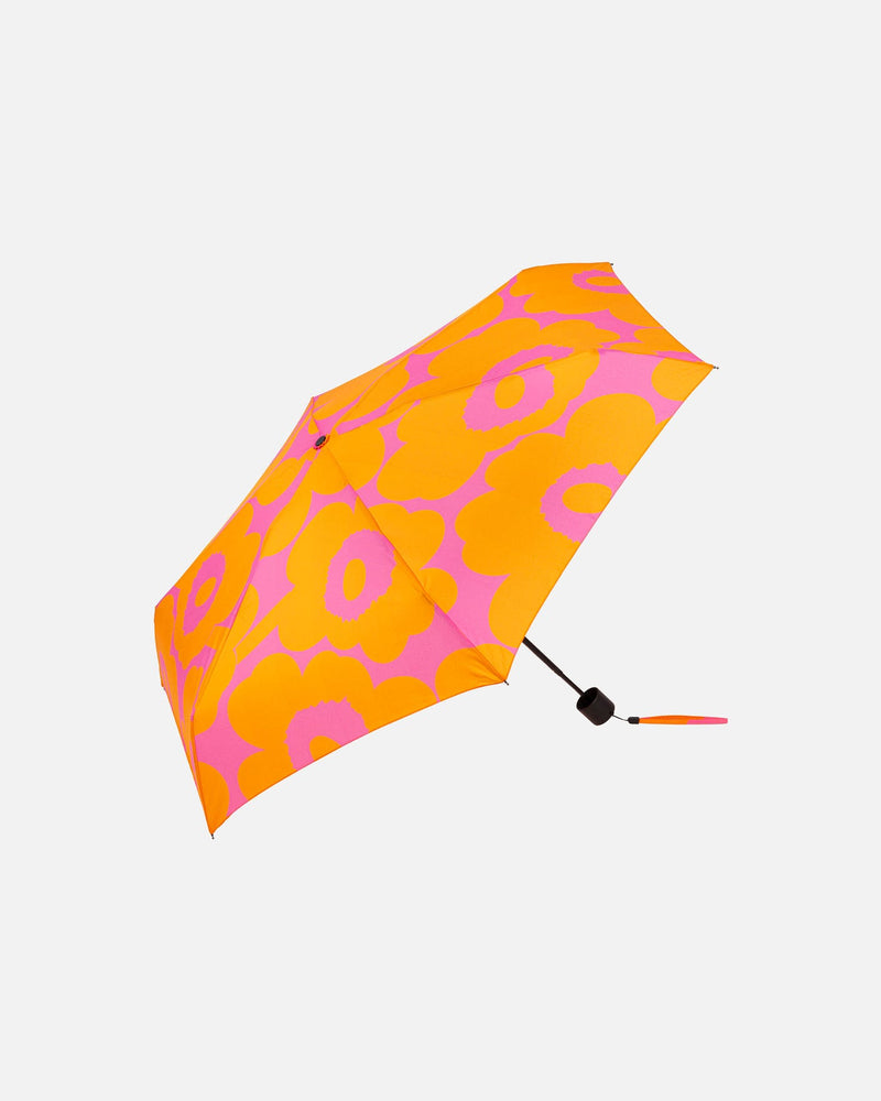 mini manual unikko umbrella - orange, pink