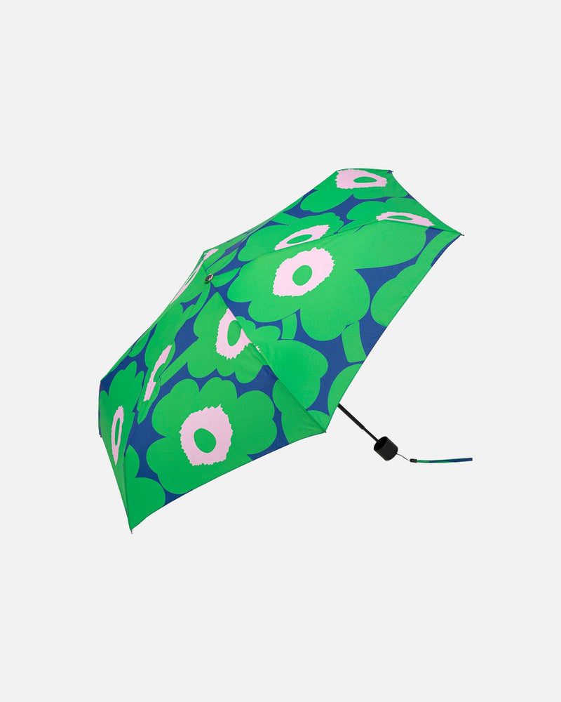mini manual unikko umbrella - green, blue, pink