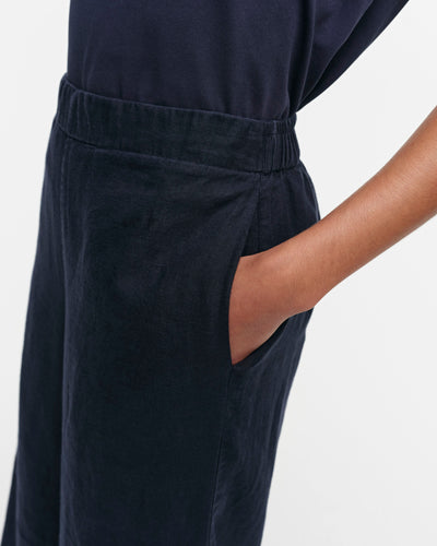 pavla solid - linen trousers (34)