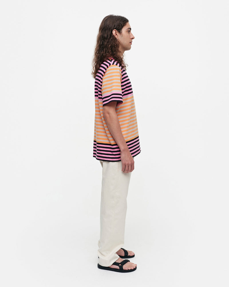 kioski mens tasaraita/unikko multi color relaxed - short sleeve shirt