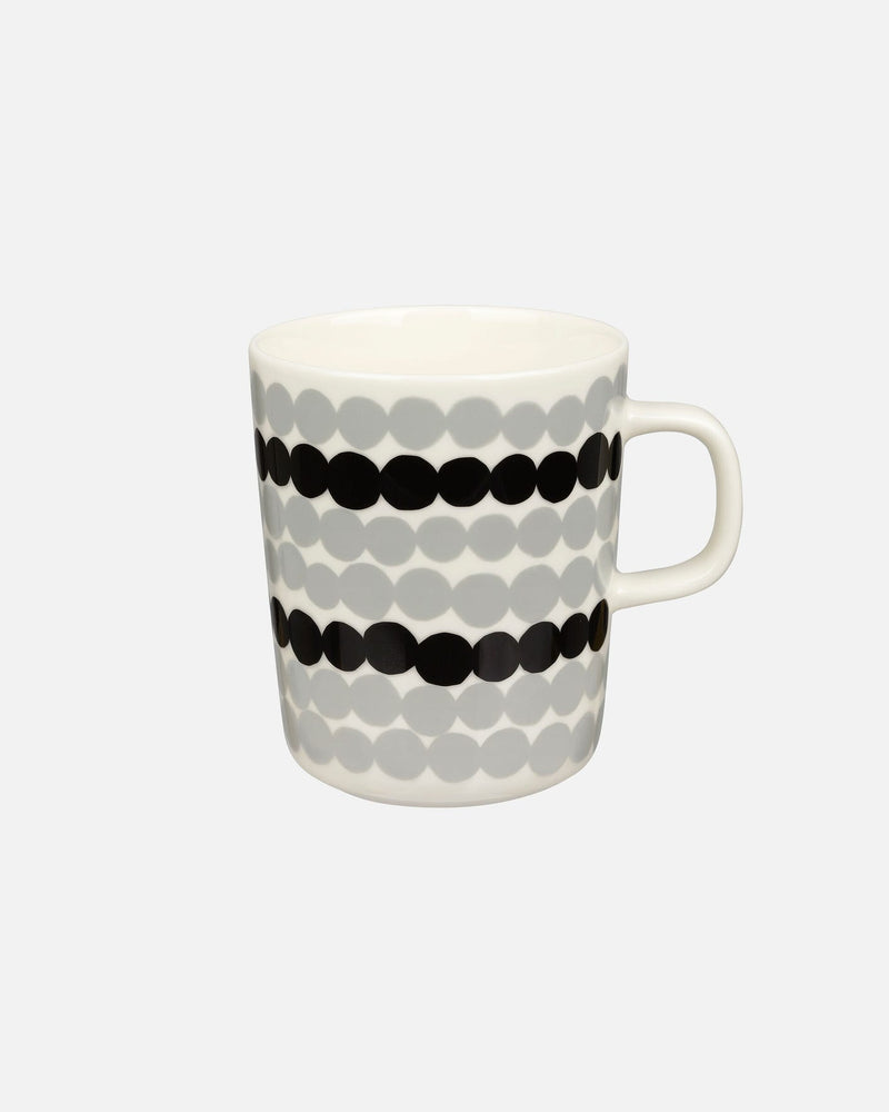 räsymatto mug 2,5 dl black & grey