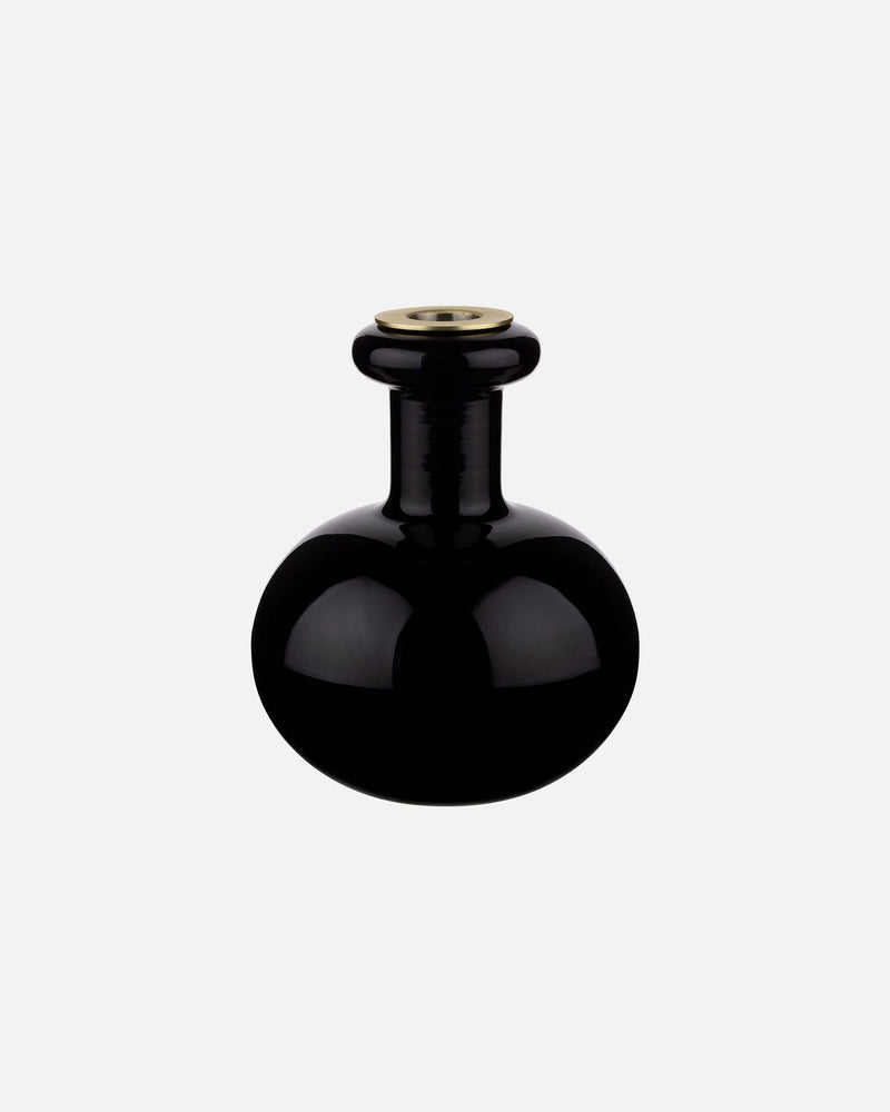 butticula candle holder - black