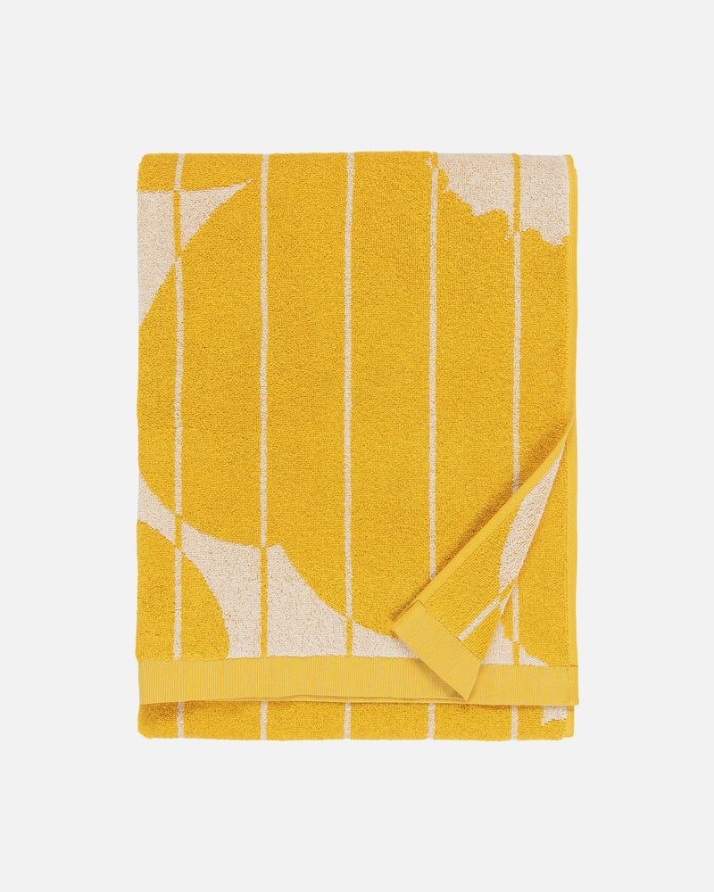 vesi unikko bath towel yellow
