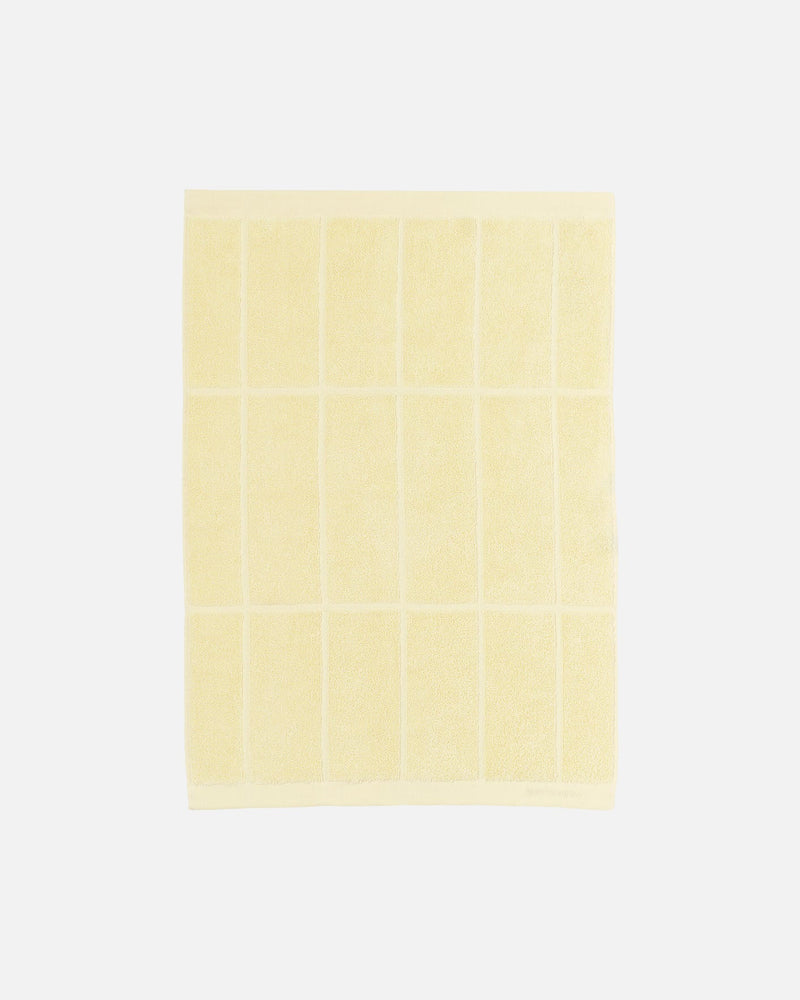 tiiliskivi pale yellow - hand towel