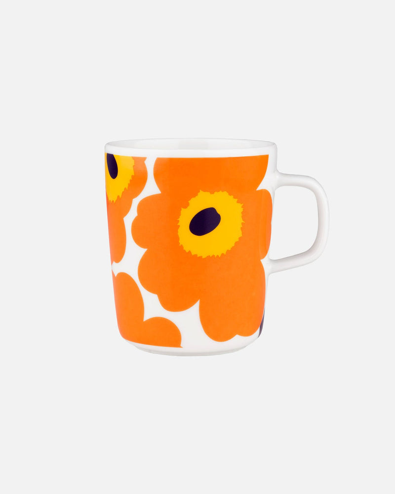 unikko mug 2,5 dl orange 60th anniversary