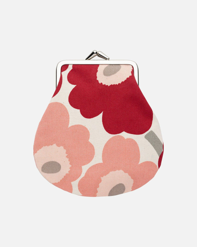 mini unikko - small clip purse - pinks