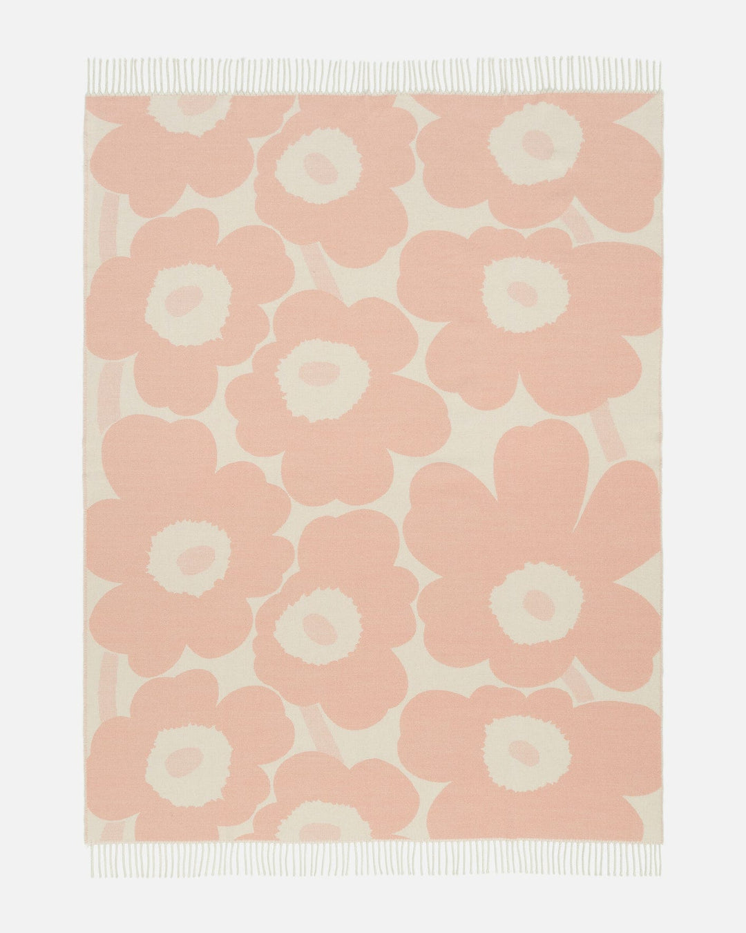 Marimekko Unikko throw 130 x 180 cm pink