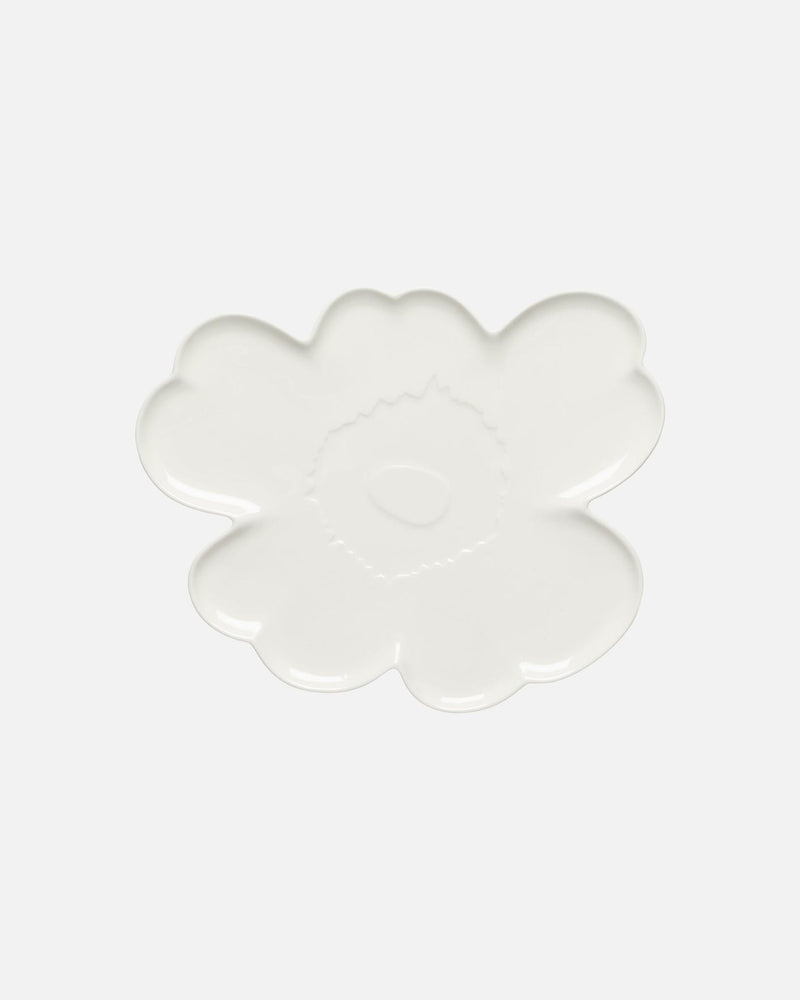 unikko shape serving plate 32cm - white