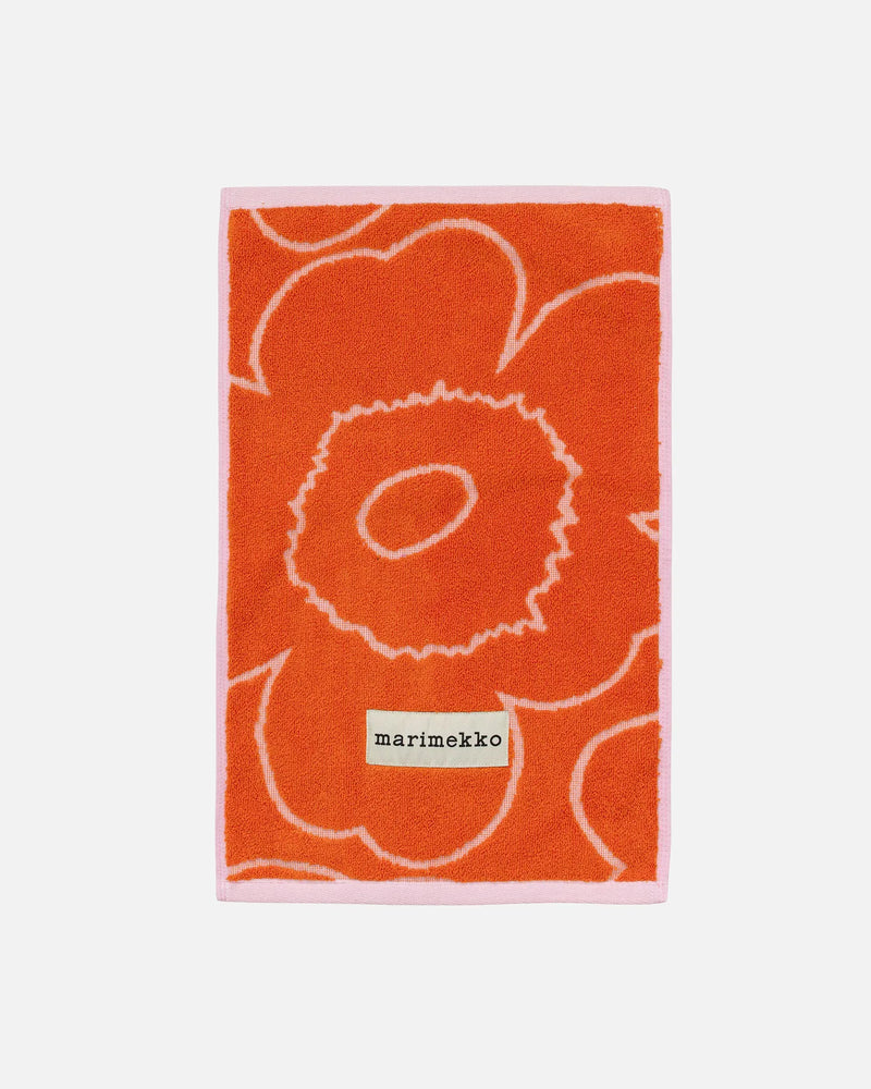 piirto unikko guest towel - orange