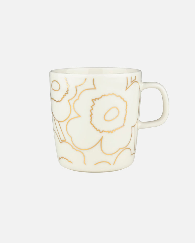 piirto unikko mug 4 dl - gold