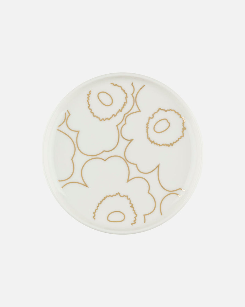 piirto unikko plate 13.5 cm - gold