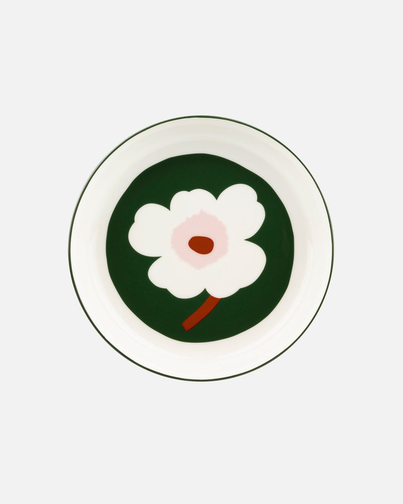 unikko green plate 20,5 cm