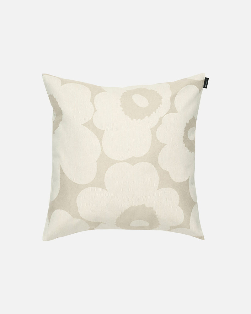 unikko jacquard cushion cover 50 x 50 cm - cream