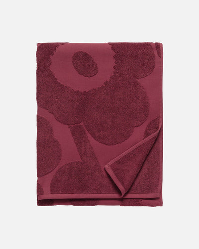 unikko hand towel - burgundy