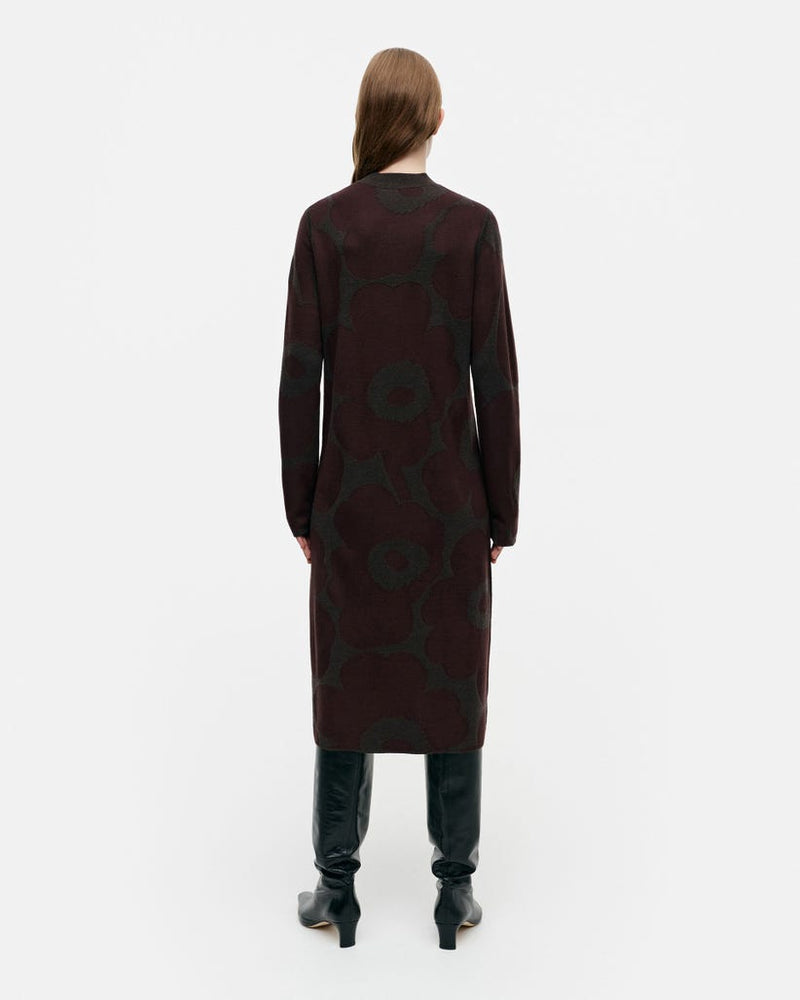 karmiini unikko - knitted dress – Marimekko Vancouver
