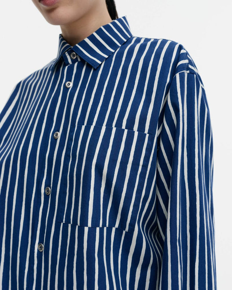 kioski jokapoika unisex blue - cotton shirt (S)