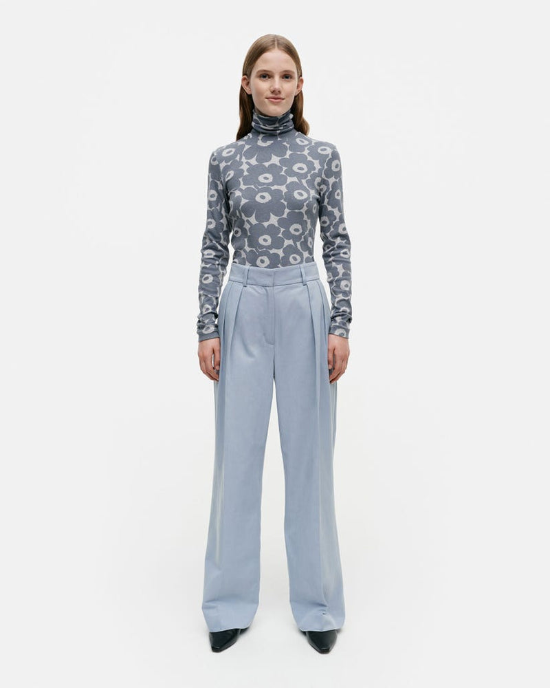atlantti solid - pleated trousers