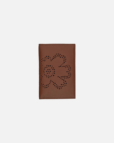 Imprint Fold Wallet Unikko- Brown and Black