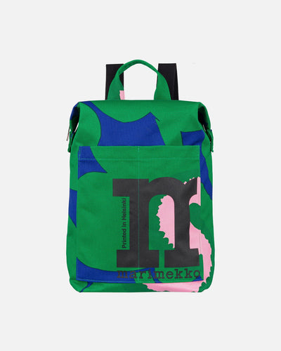 mono backpack unikko green - backpack