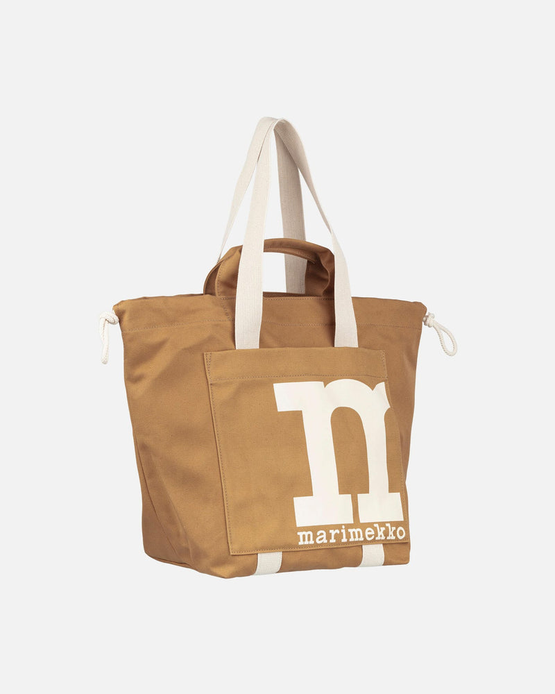 mono city tote solid tan - shoulder bag
