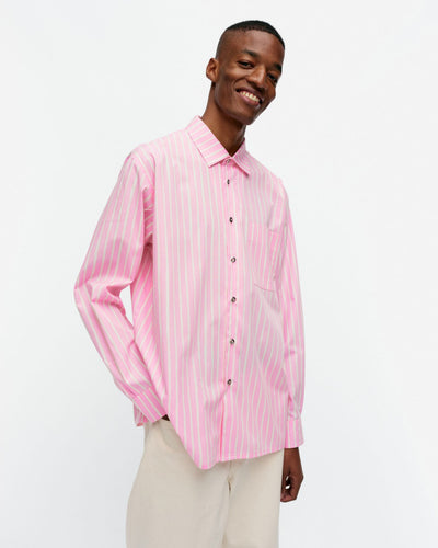 kioski jokapoika unisex pink - cotton shirt