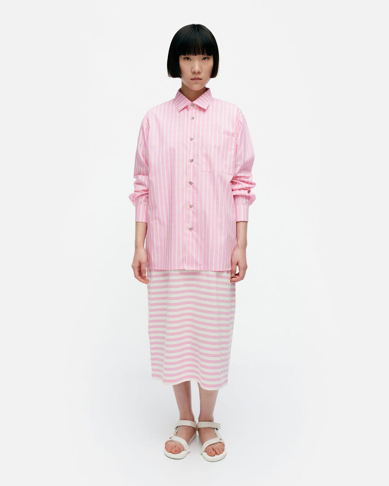 kioski jokapoika unisex pink - cotton shirt