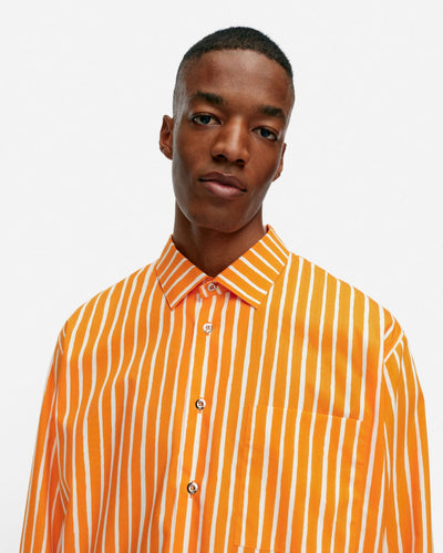 kioski jokapoika unisex orange - cotton shirt