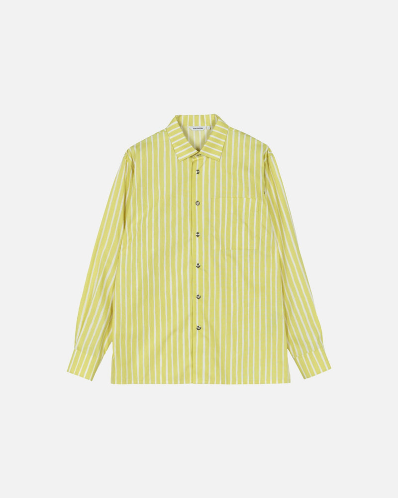 kioski jokapoika unisex yellow - cotton shirt
