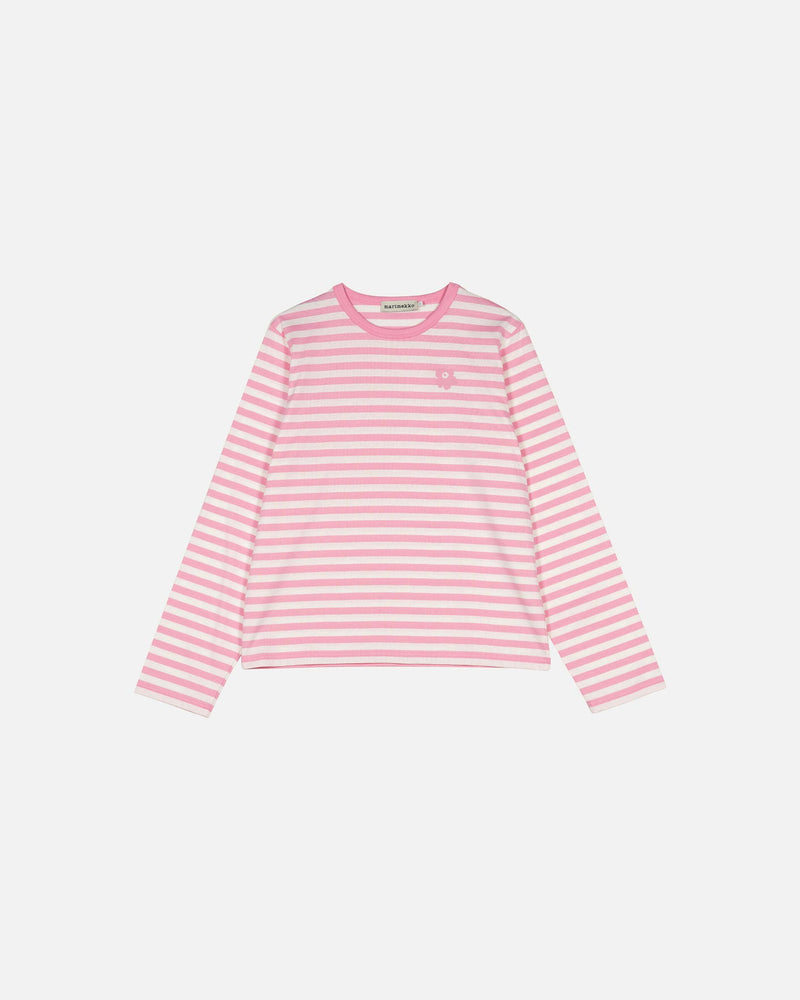 kioski tasaraita - long sleeve t-shirt - pink