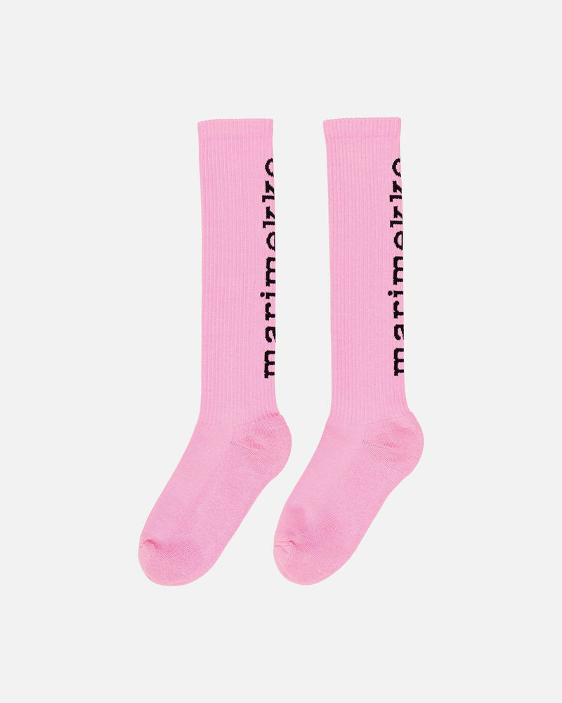 kioski suikea logo knee socks - pink