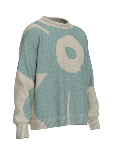 kioski neutra unikko knit jumper - teal