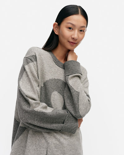 kioski neutra unikko knit jumper - grey