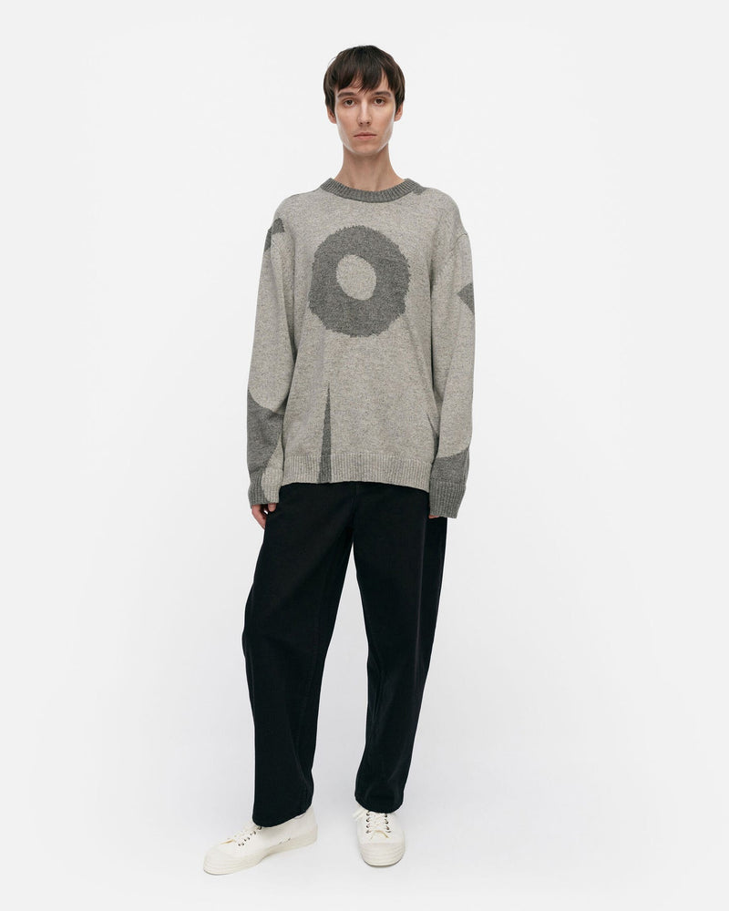 kioski neutra unikko knit jumper - grey (L)