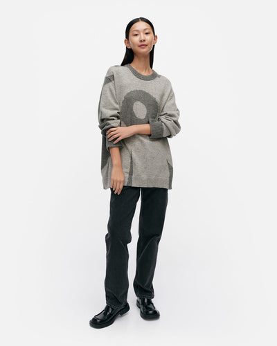 kioski neutra unikko knit jumper - grey (L)