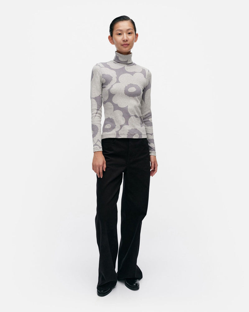 emali unikko turtleneck shirt long sleeve - grey