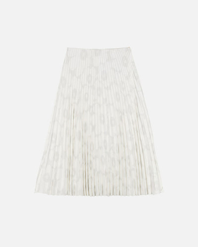 myy unikko pleated skirt - white