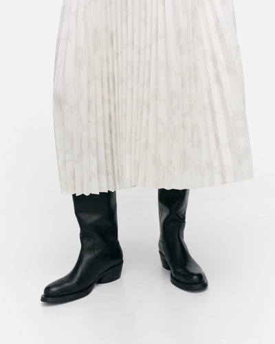 myy unikko pleated skirt - white