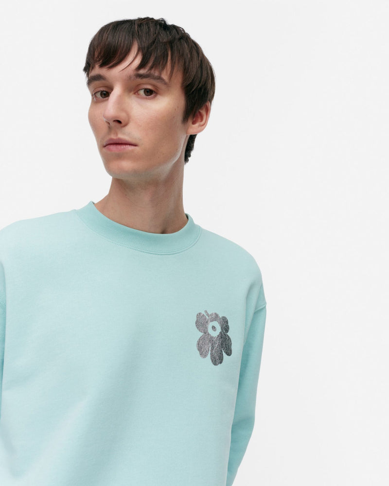 loisto unikko sweatshirt - turquoise