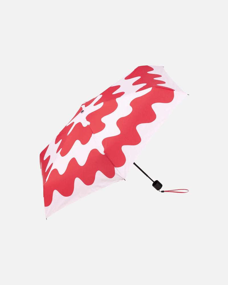 mini manual lokki umbrella - red